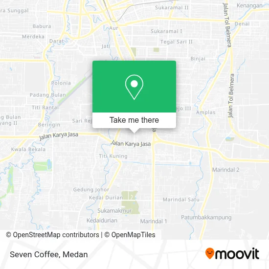 Seven Coffee map