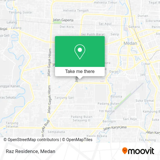 Raz Residence map