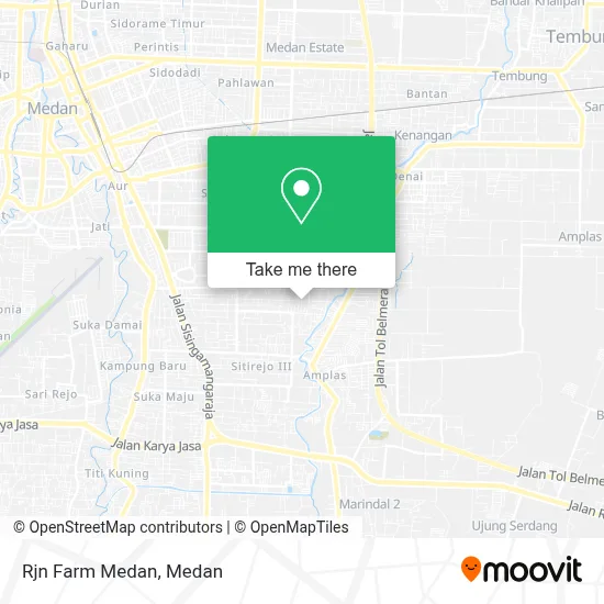 Rjn Farm Medan map
