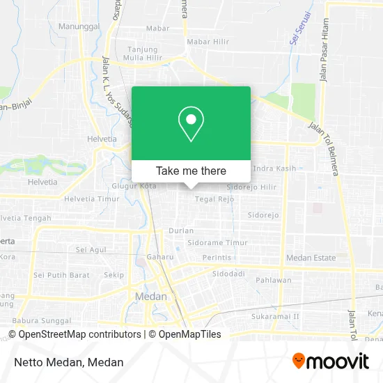 Netto Medan map
