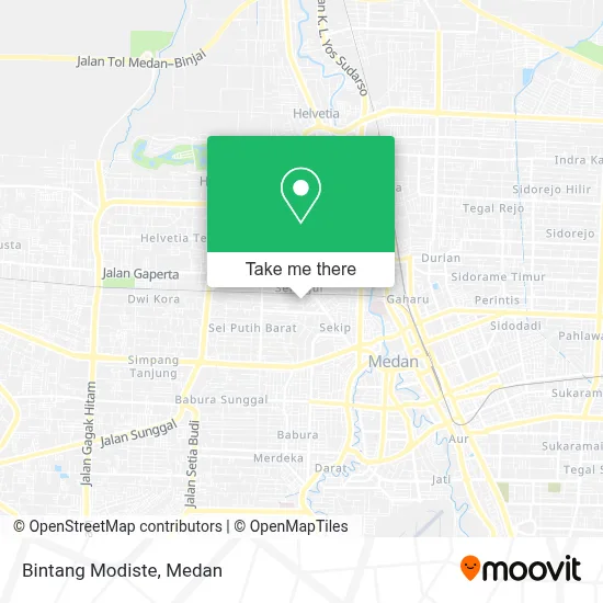 Bintang Modiste map