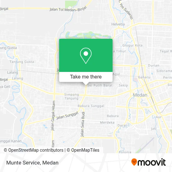 Munte Service map