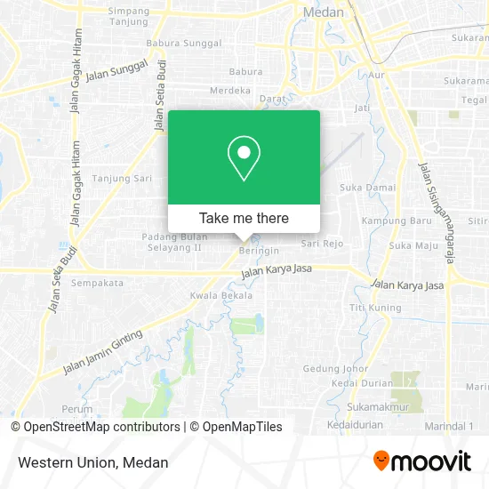 Western Union map