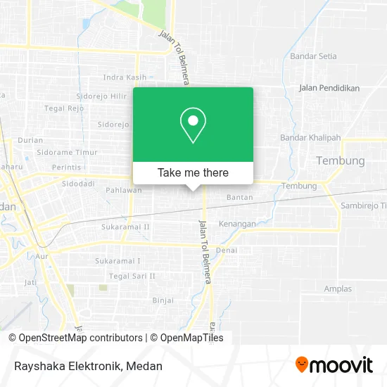 Rayshaka Elektronik map