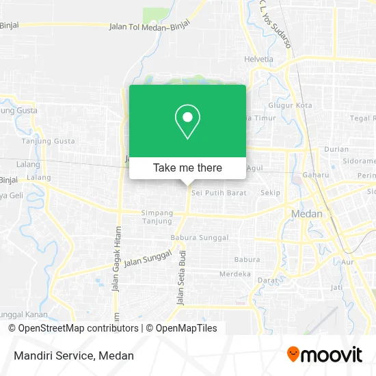Mandiri Service map