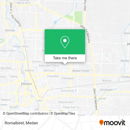 Romalbest map