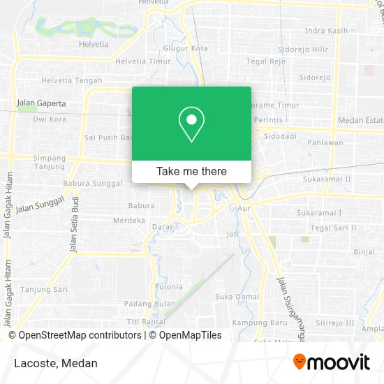 Lacoste map