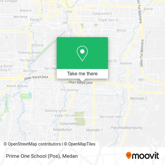 Prime One School (Pos) map