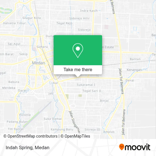 Indah Spring map