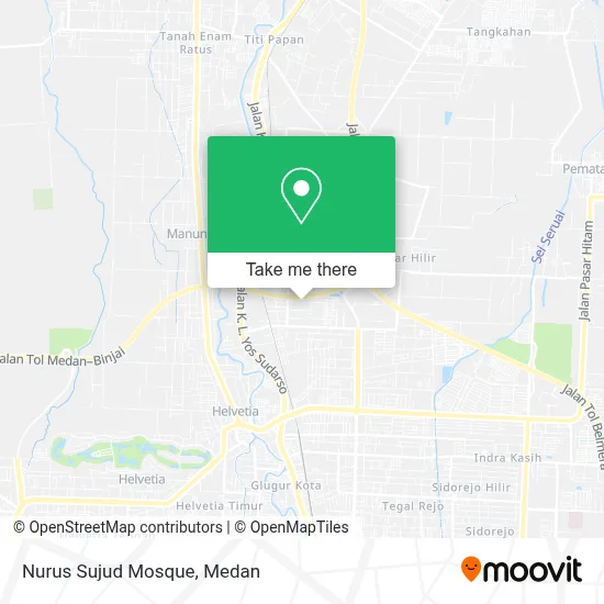 Nurus Sujud Mosque map