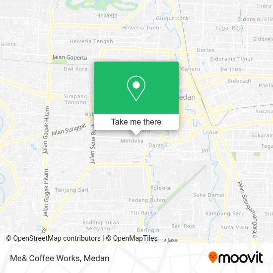 Me& Coffee Works map