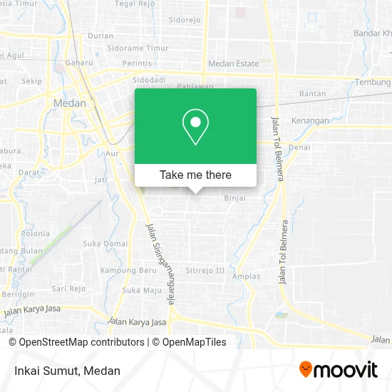 Inkai Sumut map