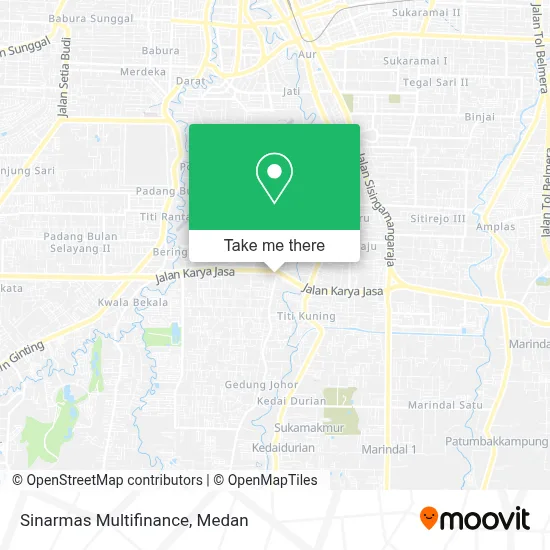 Sinarmas Multifinance map