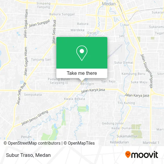 Subur Traso map