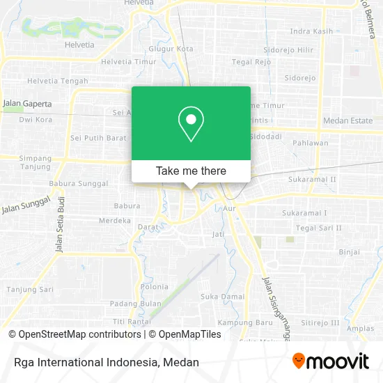 Rga International Indonesia map