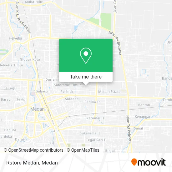 Rstore Medan map