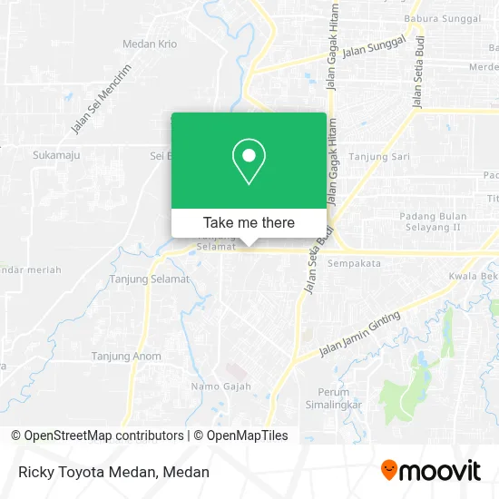 Ricky Toyota Medan map