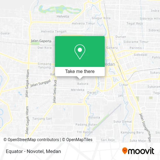 Equator - Novotel map