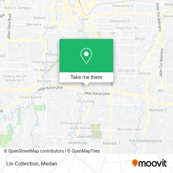 Lin Collection map
