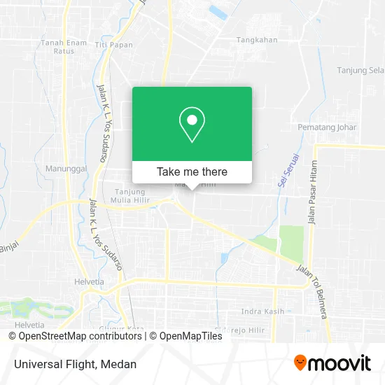Universal Flight map