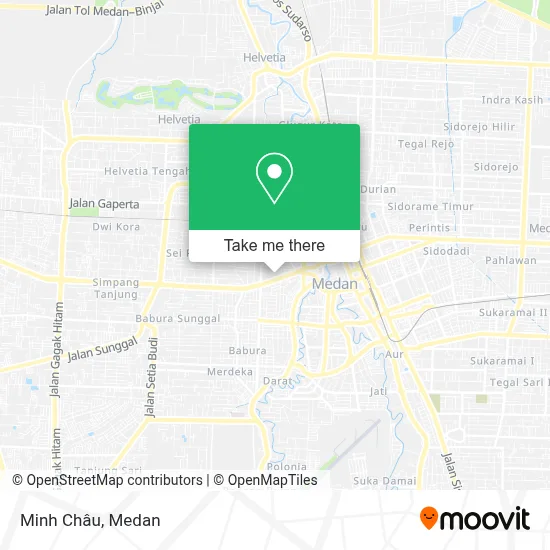 Minh Châu map