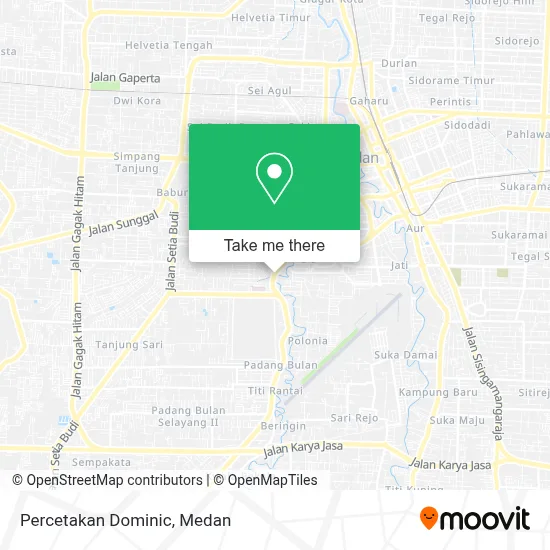 Percetakan Dominic map