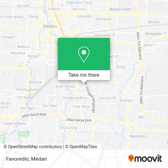 Favoredio map