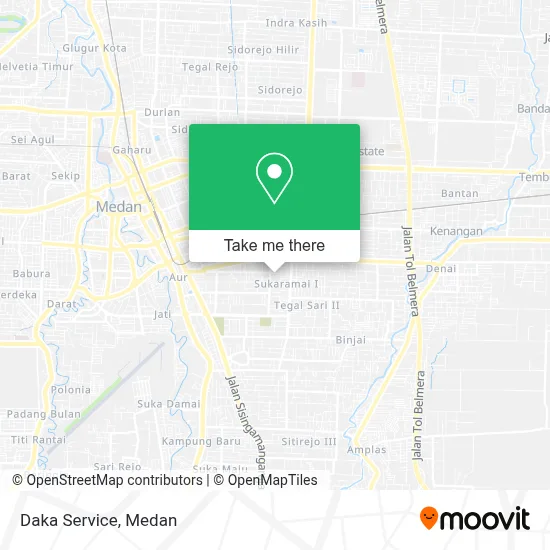 Daka Service map