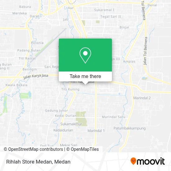 Rihlah Store Medan map