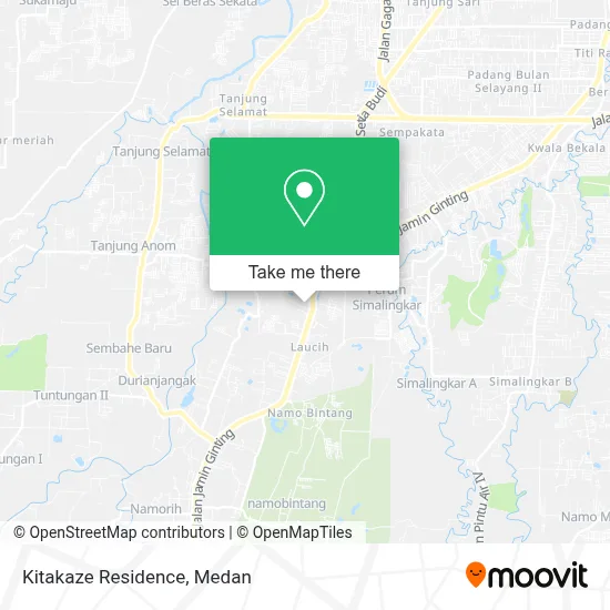 Kitakaze Residence map