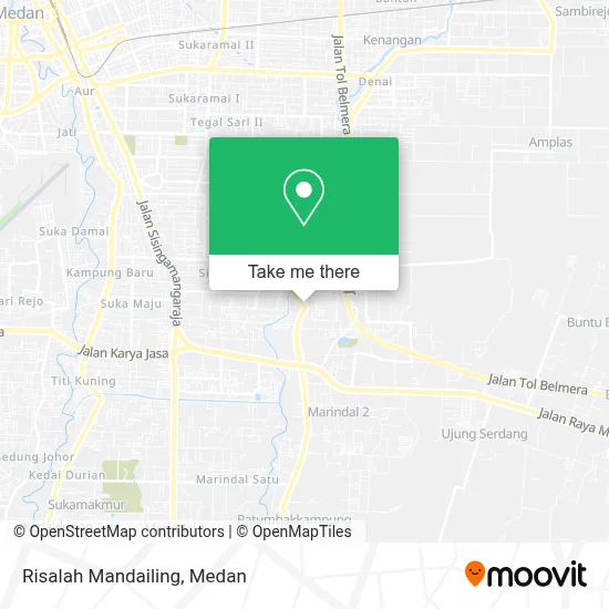 Risalah Mandailing map