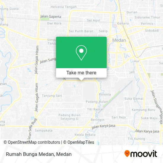 Rumah Bunga Medan map