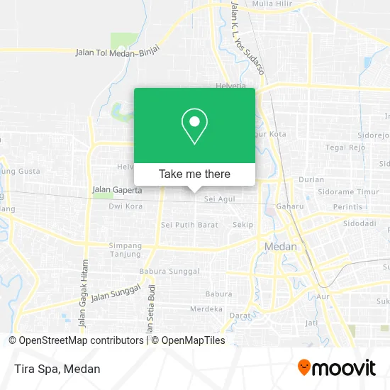Tira Spa map