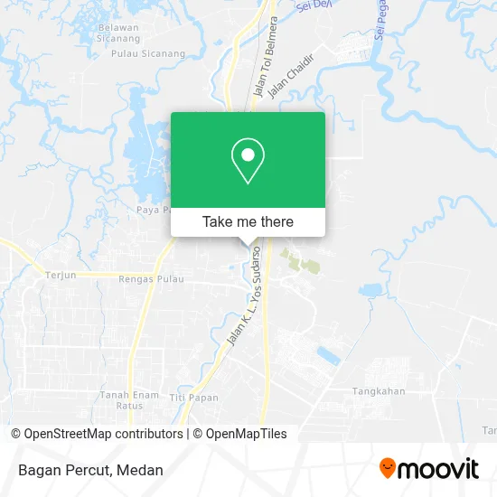 Bagan Percut map