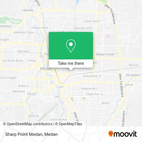 Sharp Point Medan map