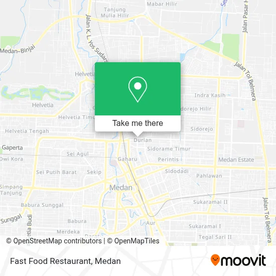 Fast Food Restaurant map