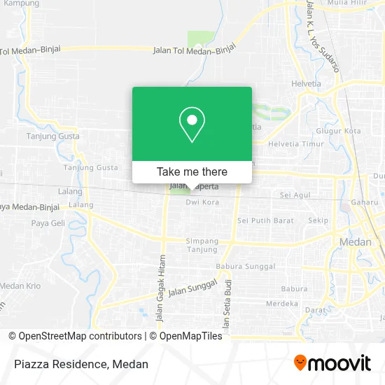 Piazza Residence map