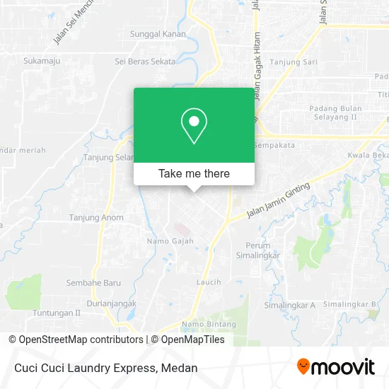 Cuci Cuci Laundry Express map