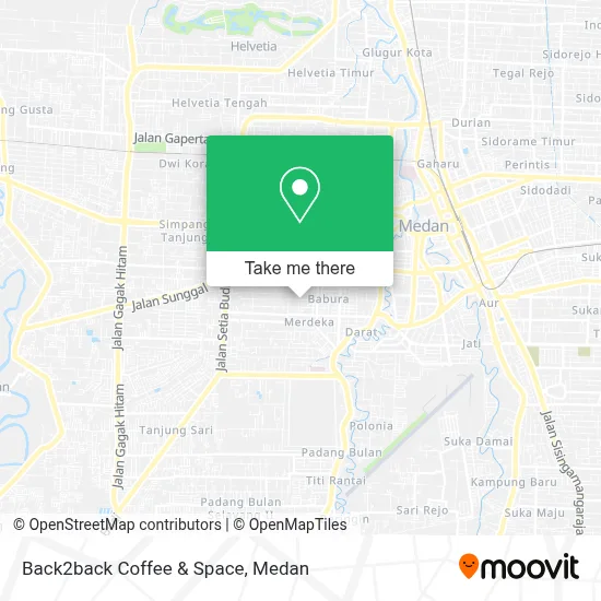 Back2back Coffee & Space map