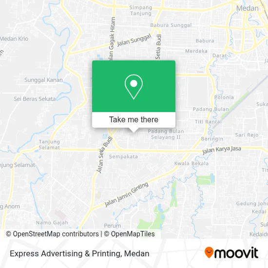 Express Advertising & Printing map