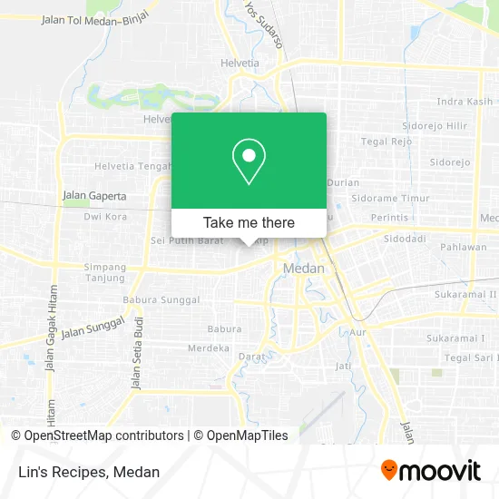 Lin's Recipes map