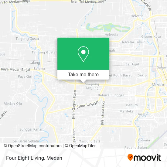 Four Eight Living map