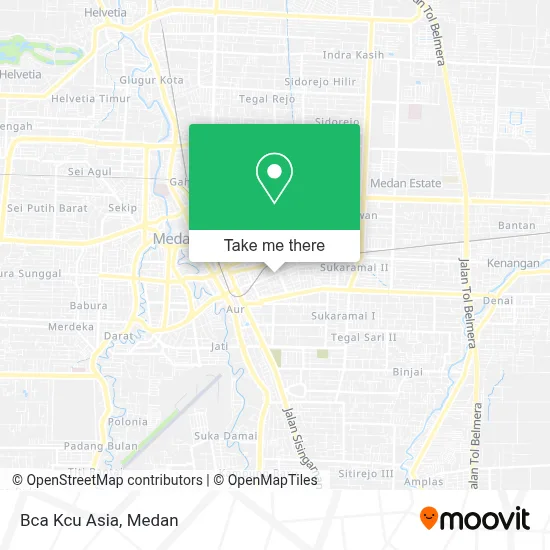 Bca Kcu Asia map