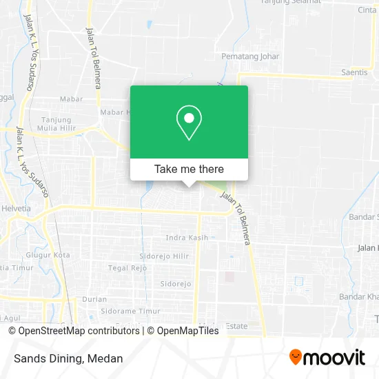 Sands Dining map