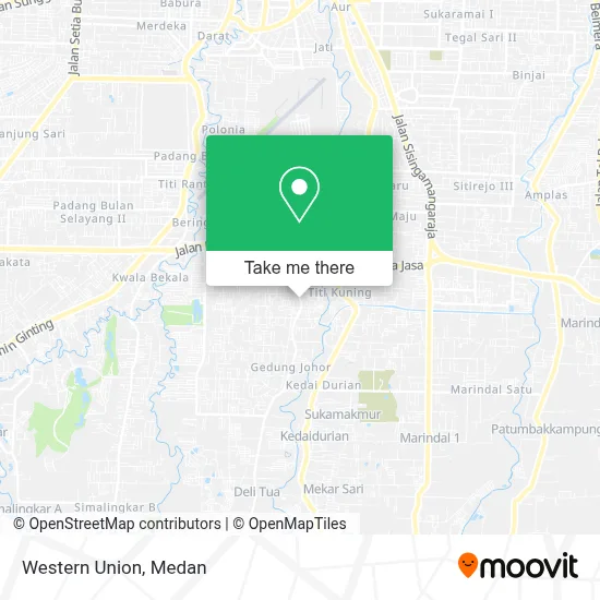 Western Union map
