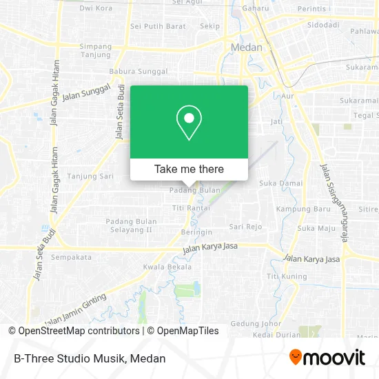 B-Three Studio Musik map