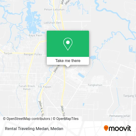 Rental Traveling Medan map