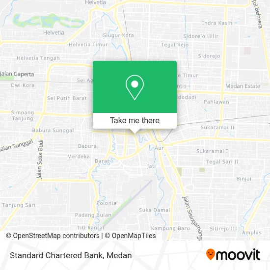 Standard Chartered Bank map