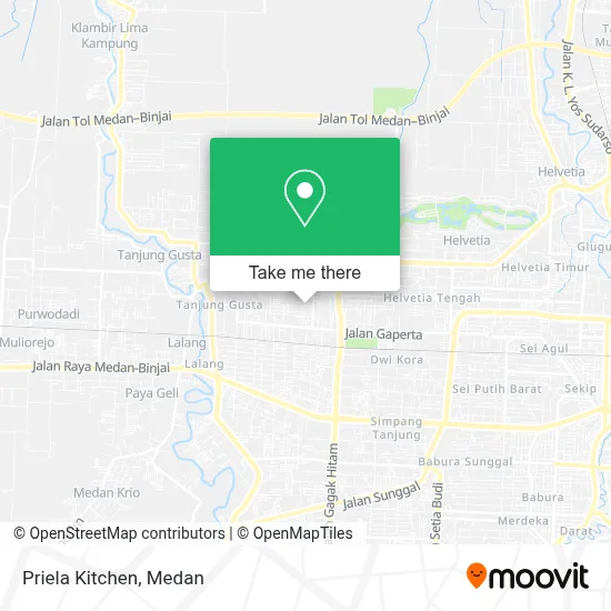 Priela Kitchen map