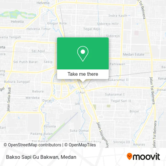 Bakso Sapi Gu Bakwan map